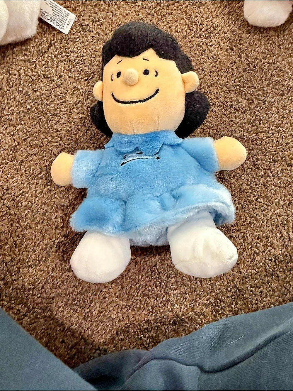 Aurora Peanuts Lucy Van Pelt Blue Dress Palm Plush